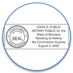 Montana Notary Stamps